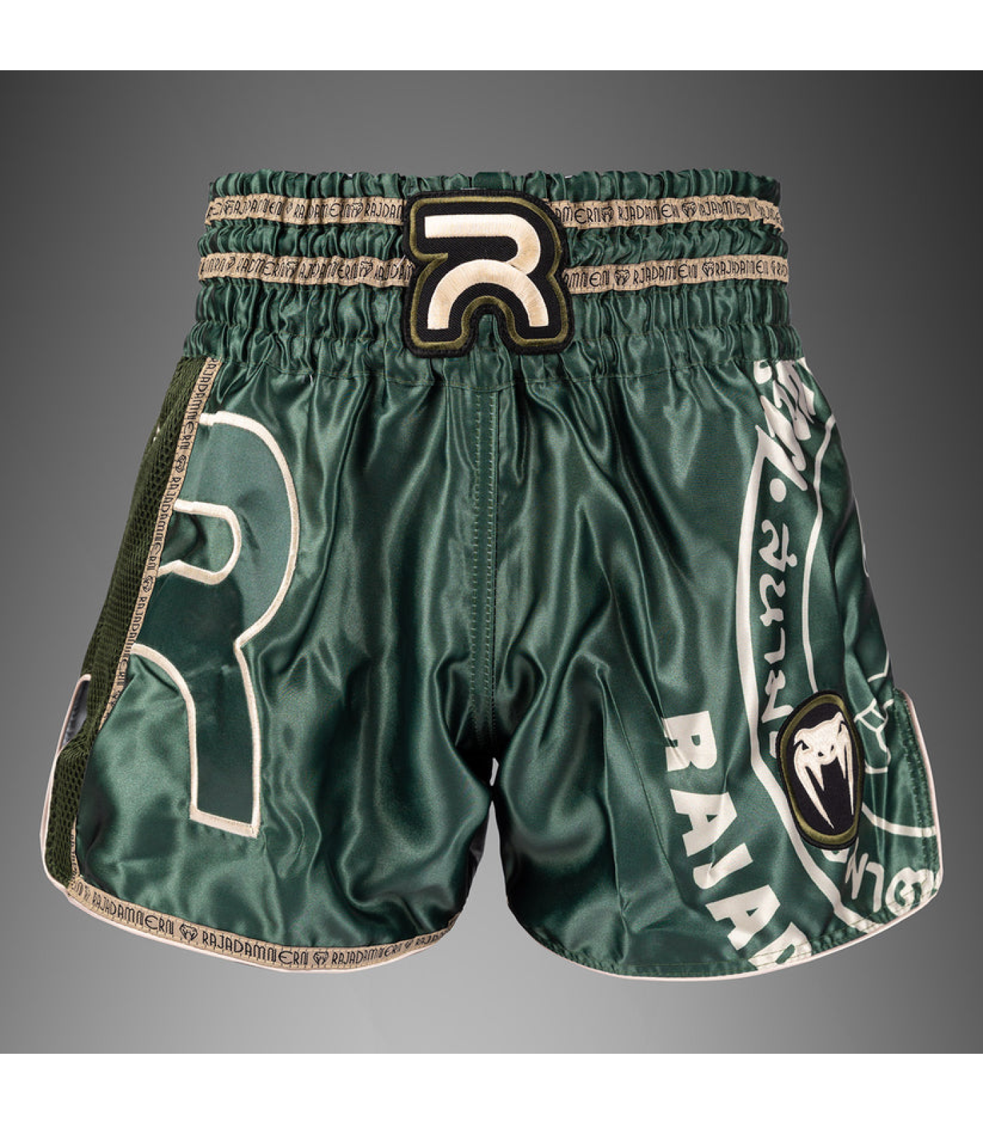 Шорти - Venum x Rajadamnern Muay Thai Shorts - Military Green​